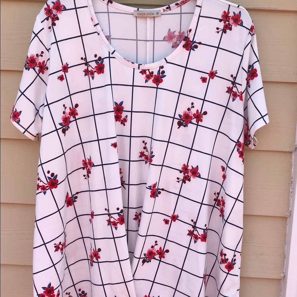 Coco’sclozet women’s tops Sz 3x.shorts sleeve.